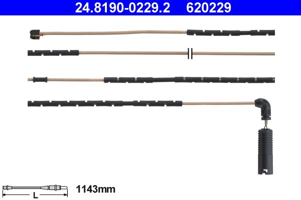 ATE 24.8190-0229.2 Warning Contact, brake pad wear