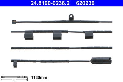 Warning Contact, brake pad wear ATE 24.8190-0236.2