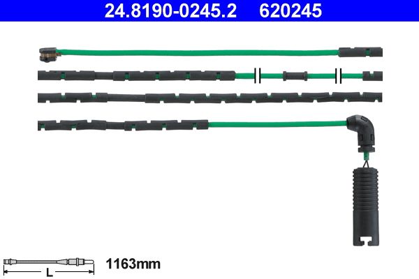 ATE 24.8190-0245.2 Warning Contact, brake pad wear
