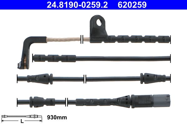 ATE 24.8190-0259.2 Warning Contact, brake pad wear