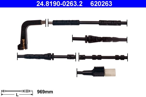 ATE 24.8190-0263.2 Warning Contact, brake pad wear