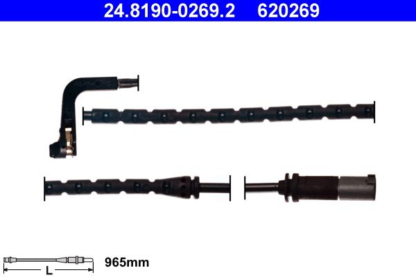 ATE 24.8190-0269.2 Warning Contact, brake pad wear