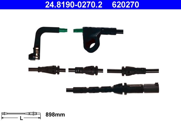 ATE 24.8190-0270.2 Warning Contact, brake pad wear