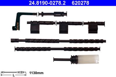Warning Contact, brake pad wear ATE 24.8190-0278.2