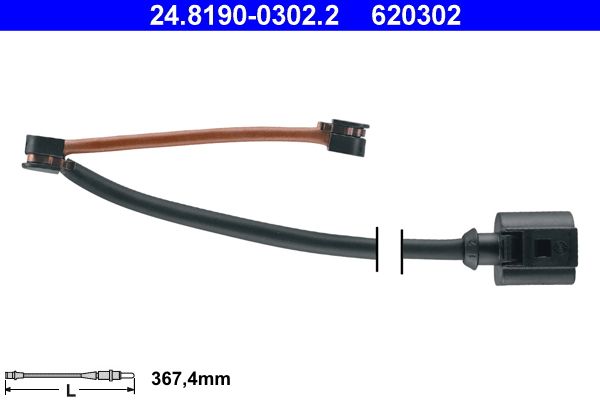 ATE 24.8190-0302.2 Warning Contact, brake pad wear