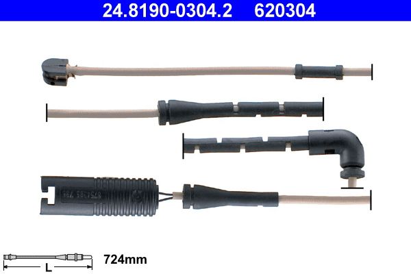 ATE 24.8190-0304.2 Warning Contact, brake pad wear