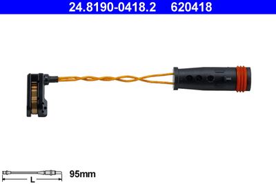 Warning Contact, brake pad wear ATE 24.8190-0418.2