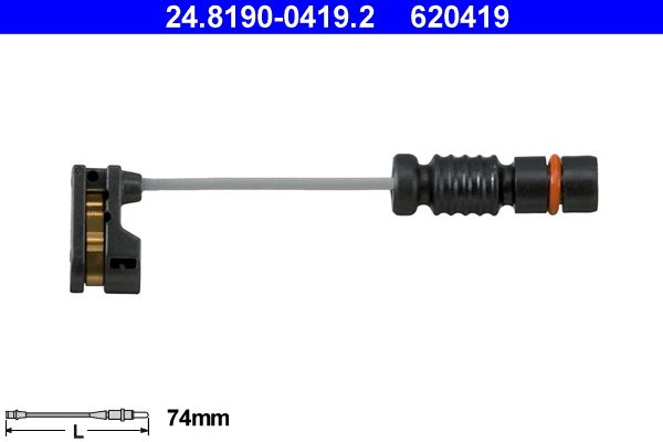ATE 24.8190-0419.2 Warning Contact, brake pad wear