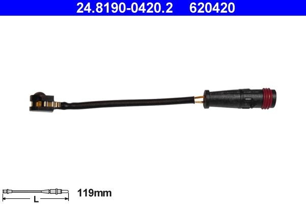 ATE 24.8190-0420.2 Warning Contact, brake pad wear