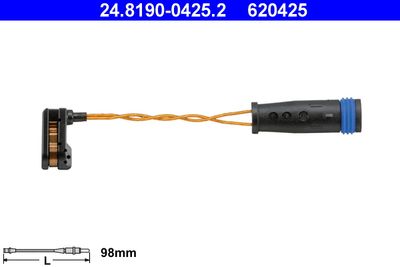 Warning Contact, brake pad wear ATE 24.8190-0425.2