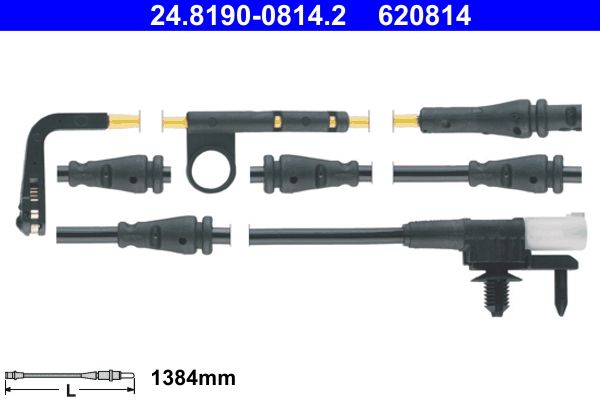 ATE 24.8190-0814.2 Warning Contact, brake pad wear