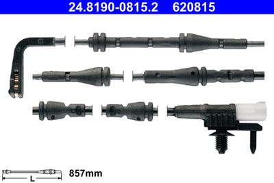 Warning Contact, brake pad wear ATE 24.8190-0815.2