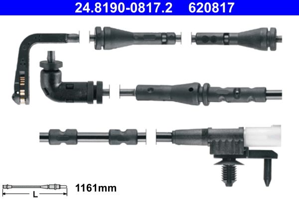ATE 24.8190-0817.2 Warning Contact, brake pad wear