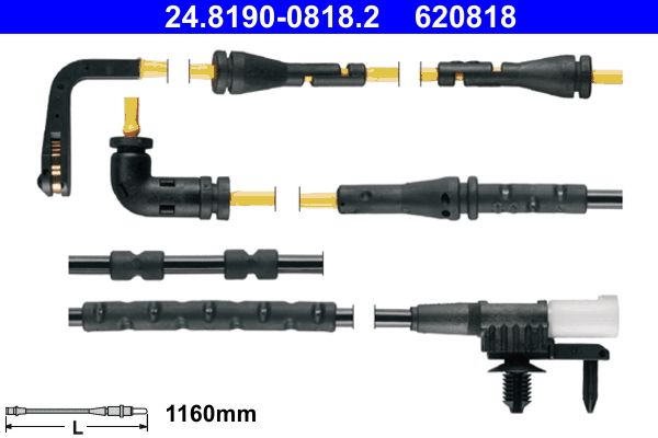 ATE 24.8190-0818.2 Warning Contact, brake pad wear