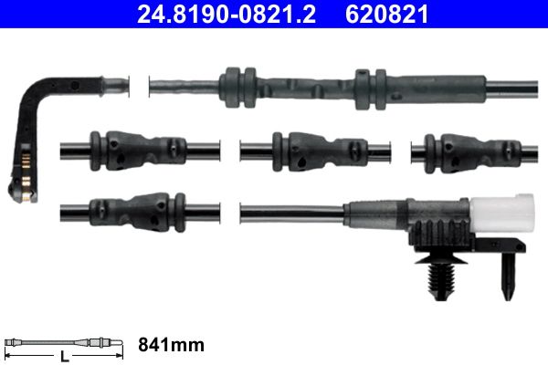 ATE 24.8190-0821.2 Warning Contact, brake pad wear