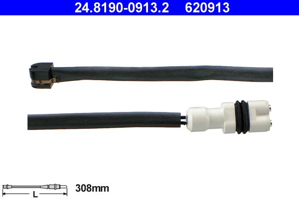 ATE 24.8190-0913.2 Warning Contact, brake pad wear