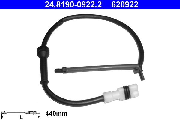 ATE 24.8190-0922.2 Warning Contact, brake pad wear