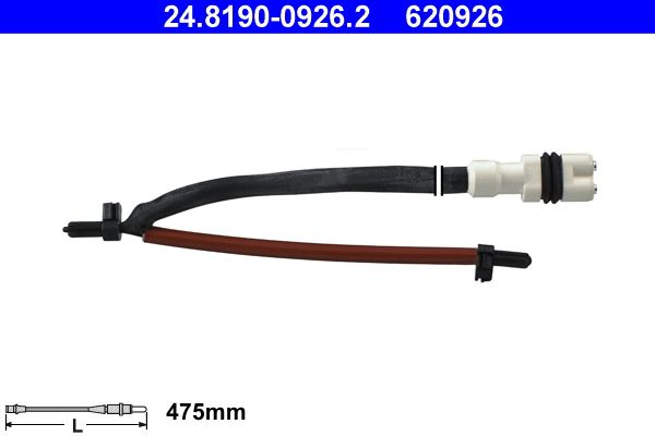 ATE 24.8190-0926.2 Warning Contact, brake pad wear
