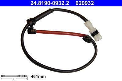 Warning Contact, brake pad wear ATE 24.8190-0932.2