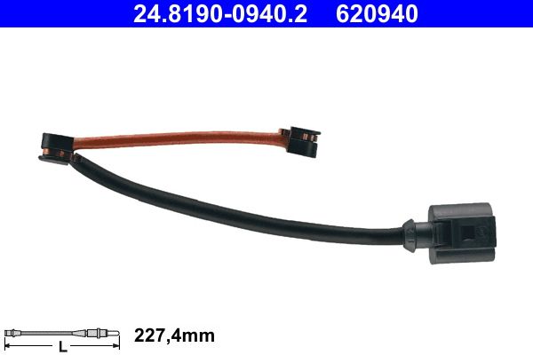 ATE 24.8190-0940.2 Warning Contact, brake pad wear
