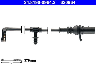 Warning Contact, brake pad wear ATE 24.8190-0964.2