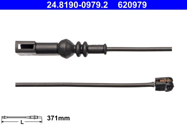 ATE 24.8190-0979.2 Warning Contact, brake pad wear