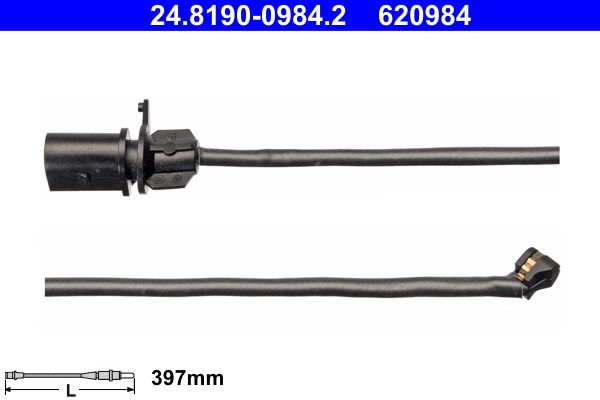 ATE 24.8190-0984.2 Warning Contact, brake pad wear
