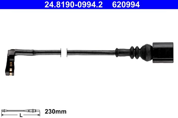 ATE 24.8190-0994.2 Warning Contact, brake pad wear