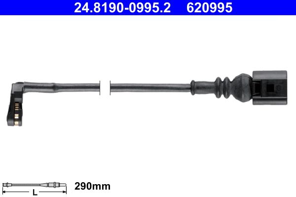 ATE 24.8190-0995.2 Warning Contact, brake pad wear