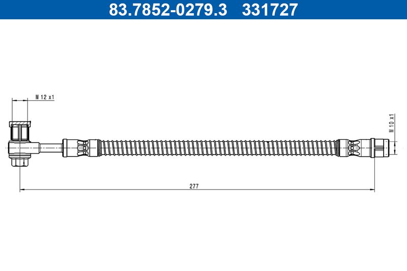 ATE 83.7852-0279.3 Brake Hose