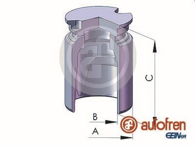 Piston, brake caliper AUTOFREN SEINSA D025222