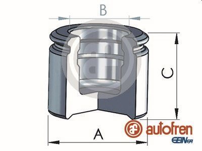 Piston, brake caliper AUTOFREN SEINSA D025310