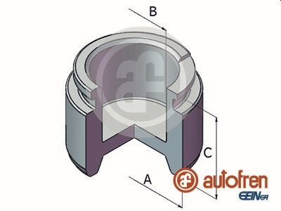 Piston, brake caliper AUTOFREN SEINSA D025321