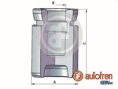 Piston, brake caliper AUTOFREN SEINSA D025333