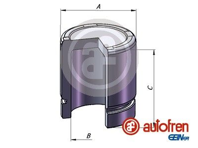 Piston, brake caliper AUTOFREN SEINSA D025357