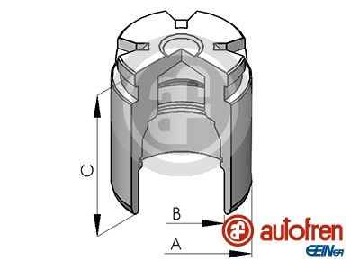 Piston, brake caliper AUTOFREN SEINSA D025530