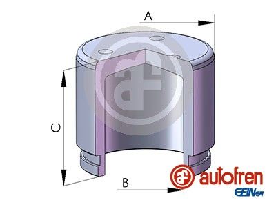 Piston, brake caliper AUTOFREN SEINSA D025806