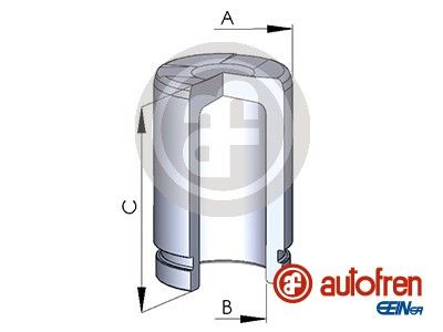 Piston, brake caliper AUTOFREN SEINSA D025833