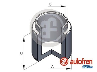 Piston, brake caliper AUTOFREN SEINSA D025849