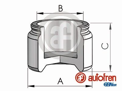 Piston, brake caliper AUTOFREN SEINSA D025880