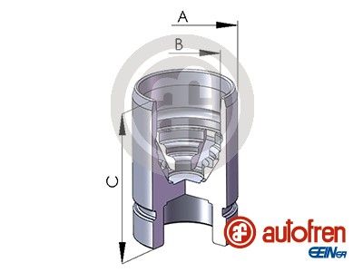 Piston, brake caliper AUTOFREN SEINSA D02589