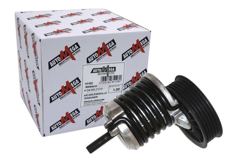 AUTOMEGA 160064410 Belt Tensioner, V-ribbed belt