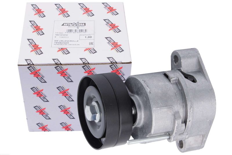 AUTOMEGA 160101010 Belt Tensioner, V-ribbed belt
