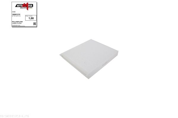 AUTOMEGA 180001210 Filter, cabin air