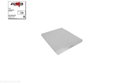 Filter, cabin air AUTOMEGA 180004510