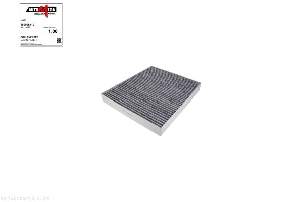 AUTOMEGA 180006410 Filter, cabin air