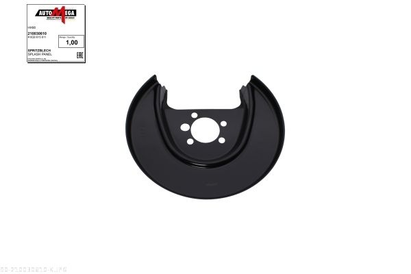 AUTOMEGA 210030610 Splash Guard, brake disc
