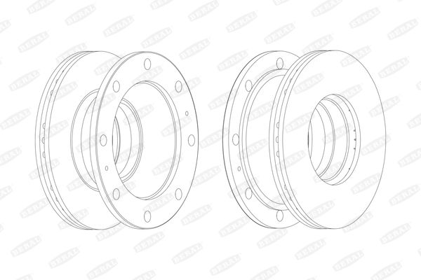BERAL BCR106A Brake Disc