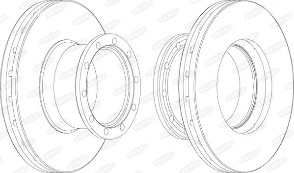 BERAL BCR113A Brake Disc