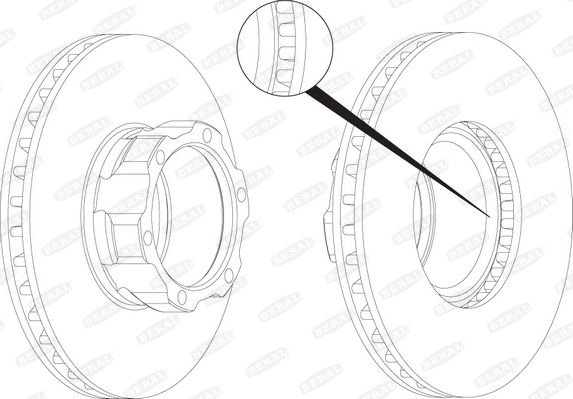 BERAL BCR118A Brake Disc